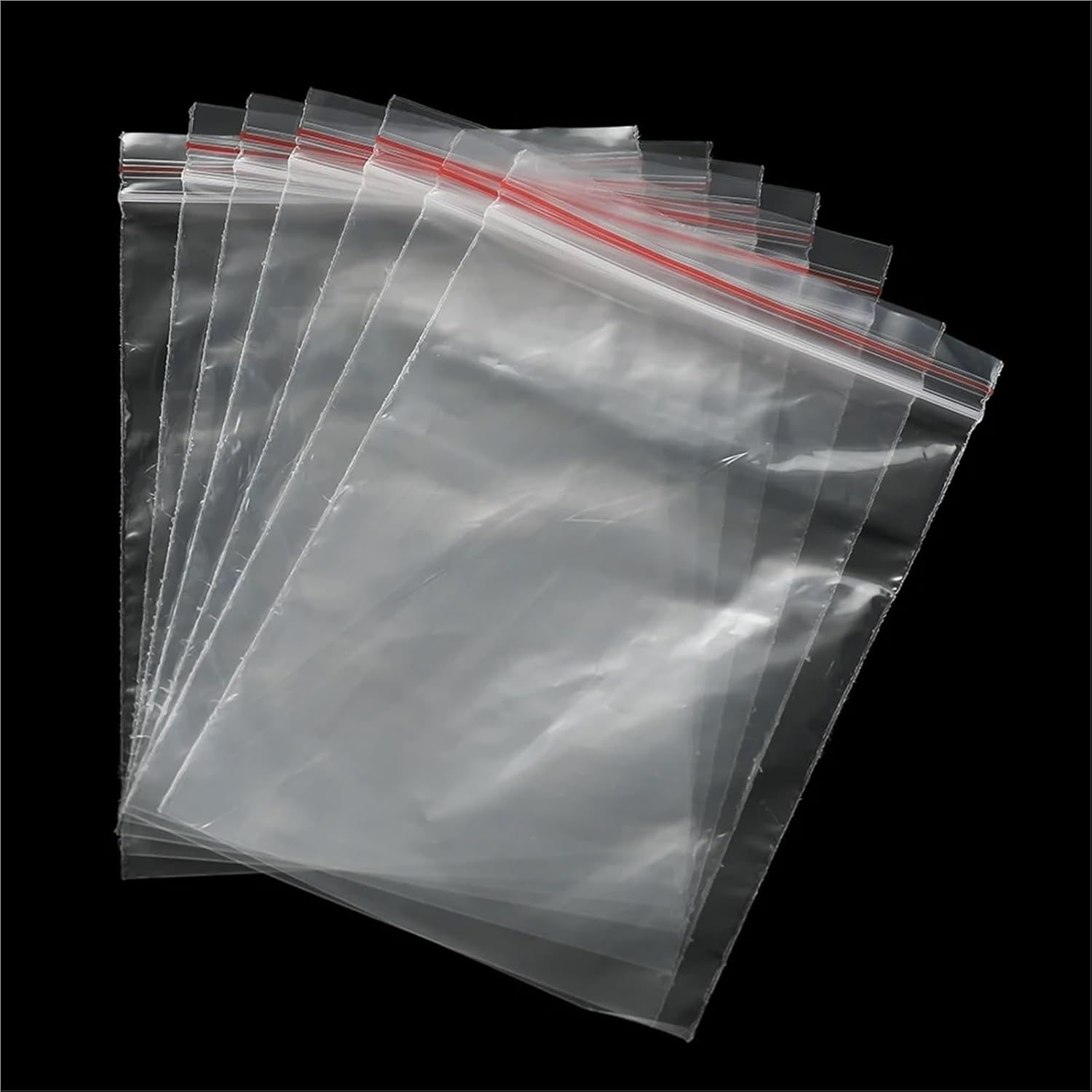 600pcs Multiple Sizes Transparent Ziplock Plastic Bag for Jewelry Beads Bracelets Storage Small Business Packaging Supplies(10x15cm)