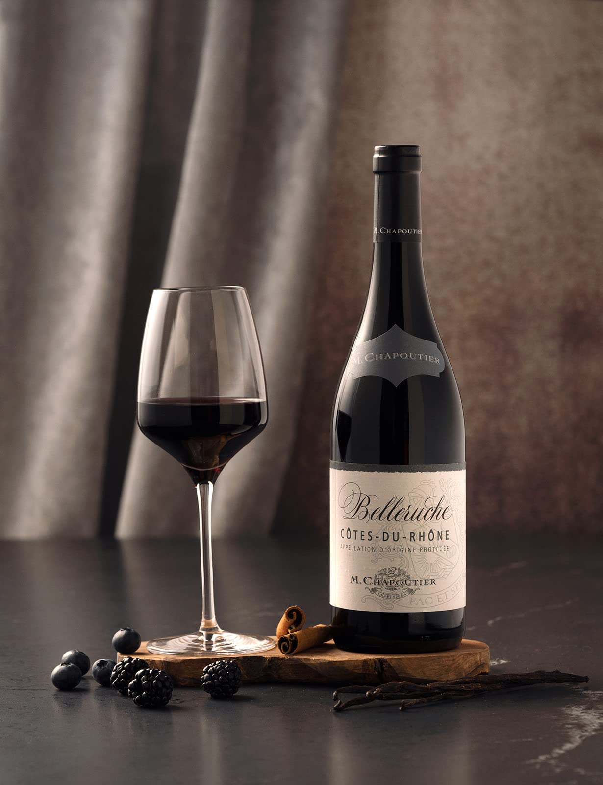 Chapoutier M. Cotes du Rhone AOC trocken - Trockener, aromatischer Rotwein aus Frankreich (6 x 0,7l)