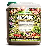 Multi-Mite 5 Ltr Liquid Seaweed -100% Natural & Organic Concentrate Cold Pressed Plant & Soil Fertiliser, Trees Lawn Veg & House Plants Root or Foliar Feeding
