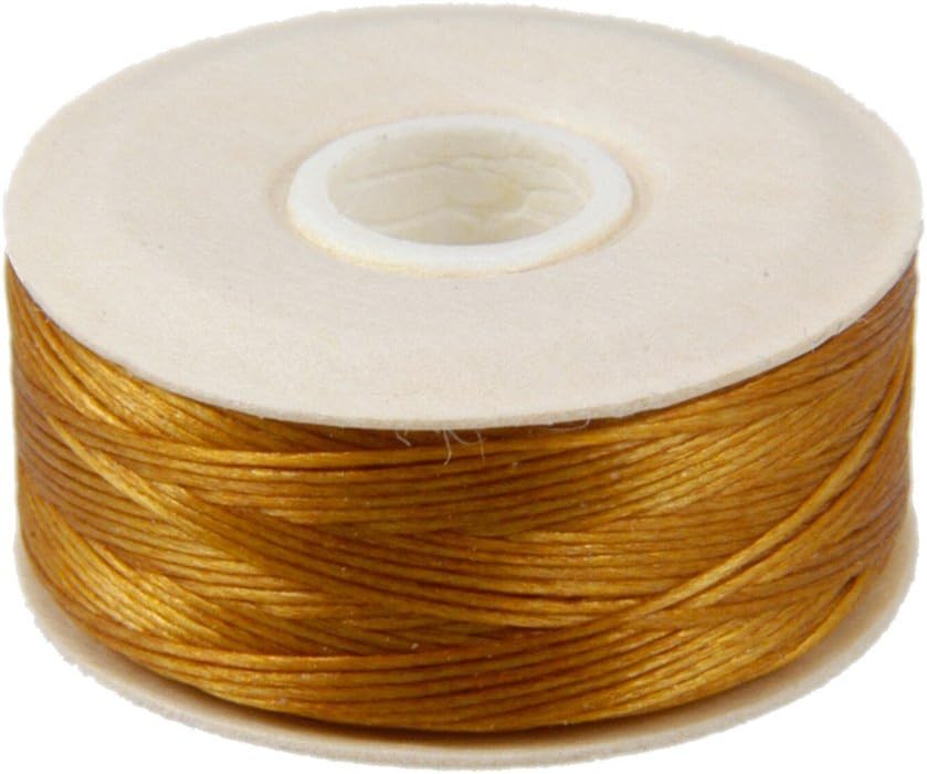 NYMO Nylon Beading Thread Size D for Delica Beads Golden