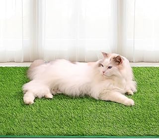 Artificial Grass washable for puppy training pads,astro turf cat grass for indoor cats, dog bells toilet training,reusable puppy pads,fake grass dog pee pad 46 * 70CM