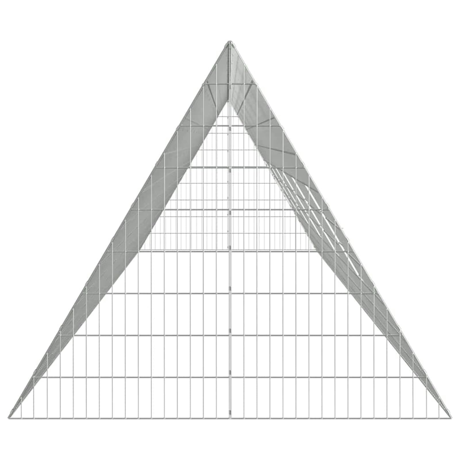 Tidyard Hasenkäfig aus feuerverzinktem Stahl 215x100x85 cm wetterfest und stabil für Kaninchen im Garten oder Terrasse mit modernem Design und sicherer Konstruktion für Haustiere