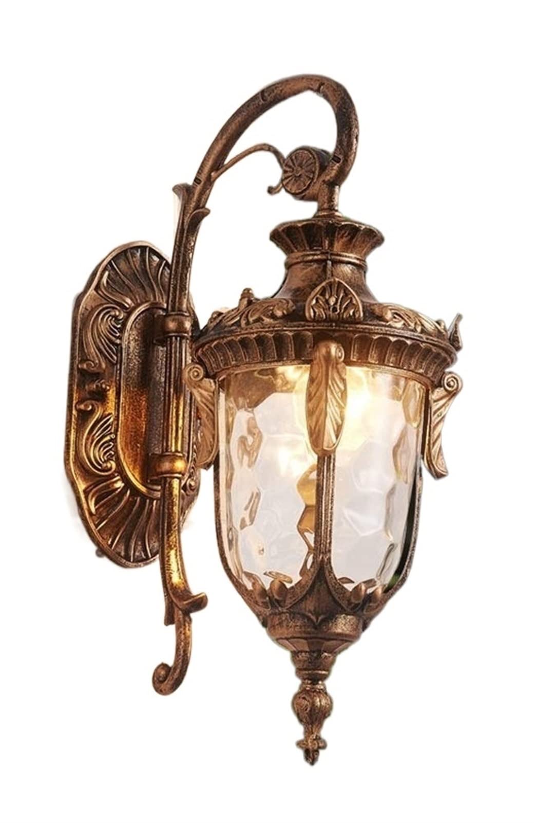 Lanterne murale vintage industrielle E27 lumière extérieure étanche pour pilier