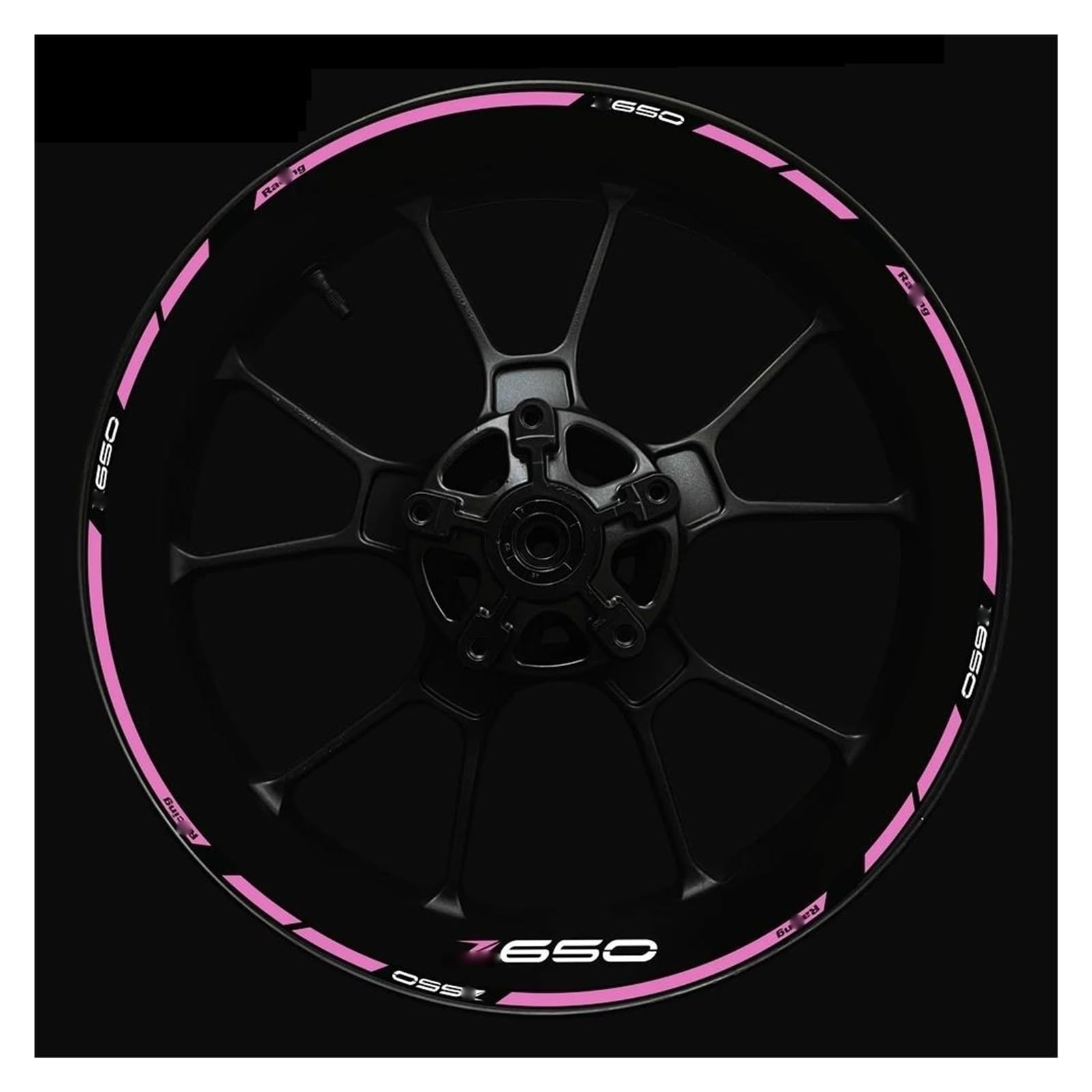 Modification Accessories For For Z 650 Z650 2022 Motorcycle Reflective Stickers Front And Rear Set Wheel Hub Decal Decoration(9)