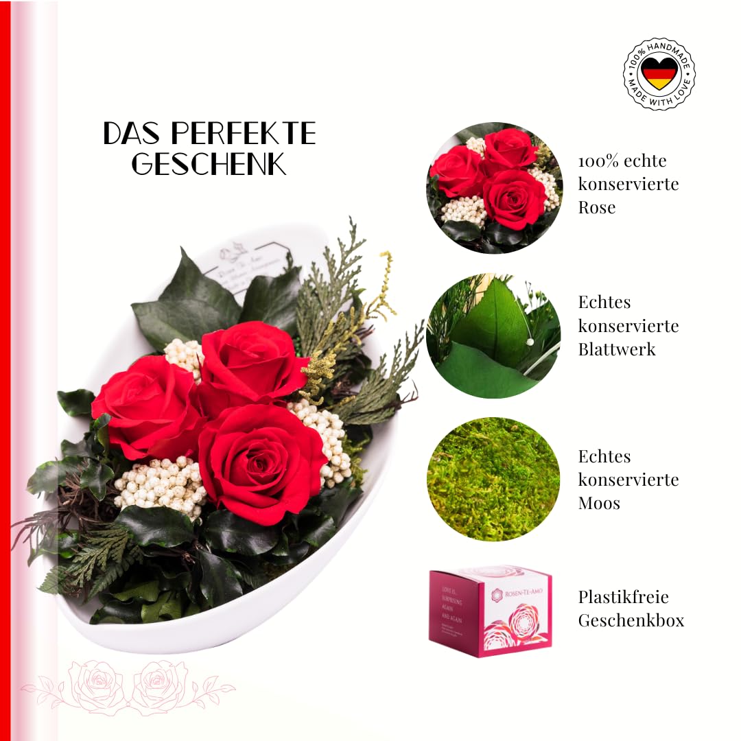 Rosen-Te-Amo, Cadeaux Fete des Mere Forever Rose | Rose éternelle