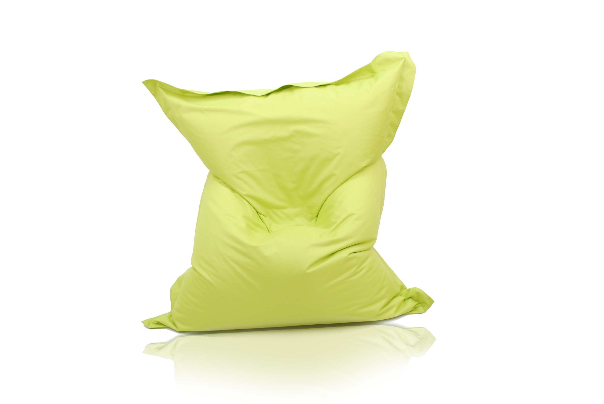 Outdoor & Indoor Eco-pouf con imbottitura ECO, pouf gigante, poltrona relax, cuscino da pavimento, Bean Bag 350L (verde)