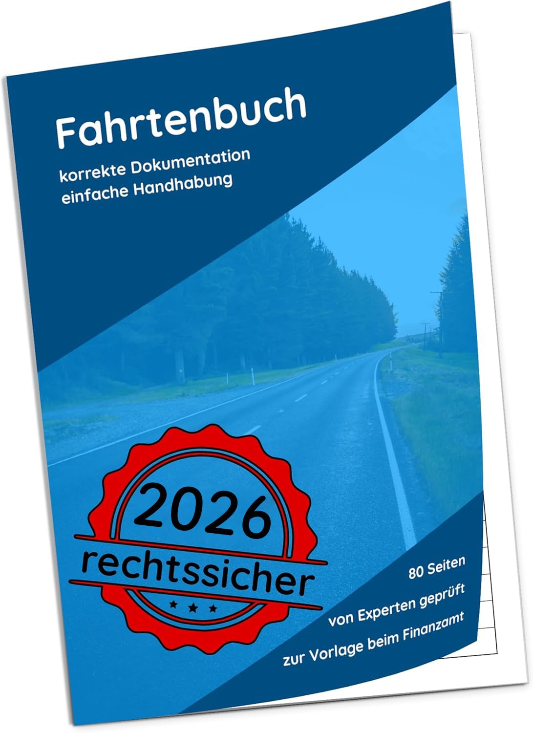 1 | 3 | 10 Fahrtenbuch PKW Finanzamt anerkannt A5 80 Seiten Deutschland Österreich LKW Fahrtenbücher 2026 Private Geschäftliche Fahrten