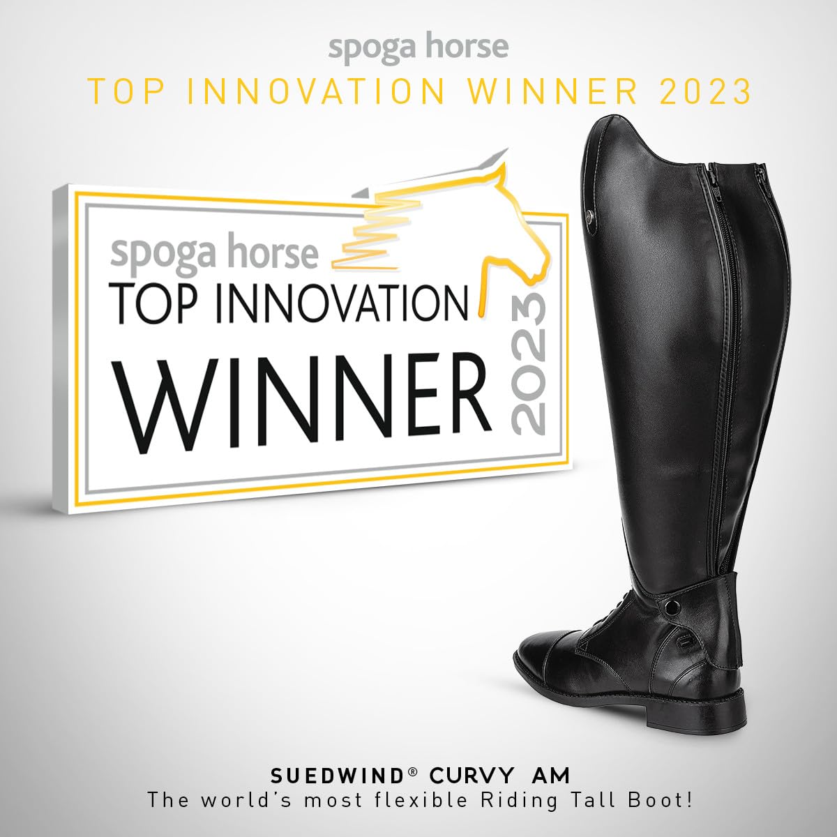 Suedwind Reitstiefel Curvy AM Leder schwarz für kräftige Waden