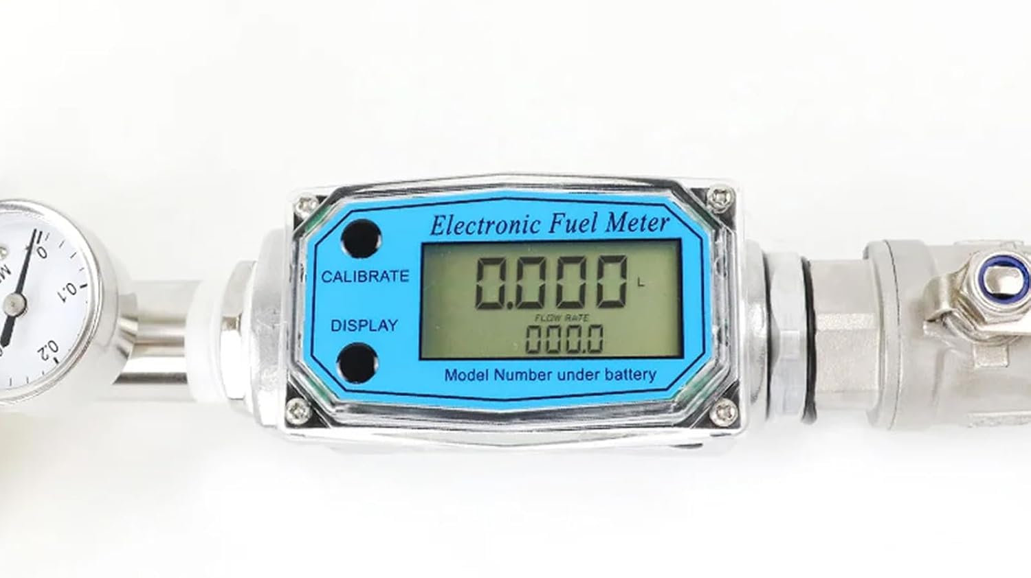 304 Stainless Steel Waterproof Electronic Fuel Meter, IPX5 IPX6 Spray Jet Type Test Nozzle (IPX5)
