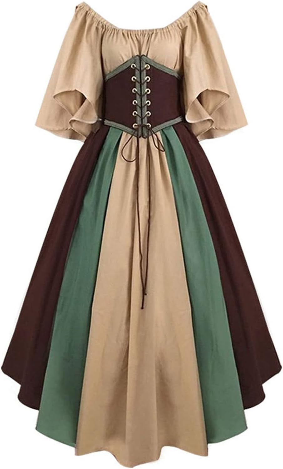 Women's Medieval Renaissance Costume Cosplay Over Dress Halloween Vampire Bride Costumes Dress For Women