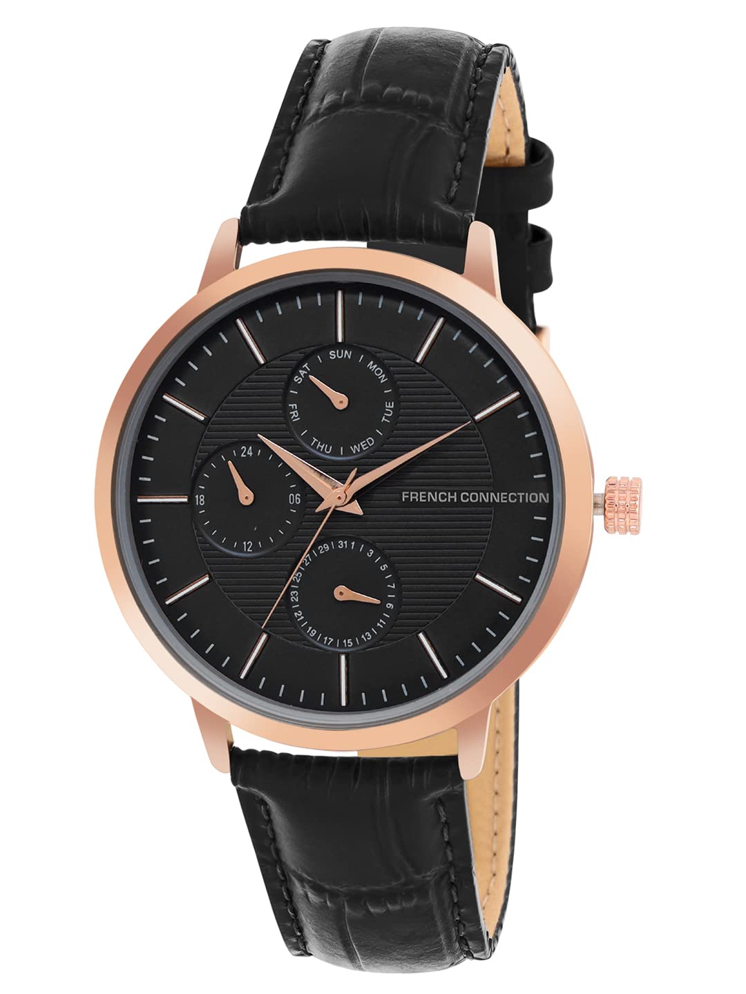 French Connection Analog Black Dial Mens Watch-FCN00041C (B0BTW8BD8F) Amazon Price History, Amazon Price Tracker