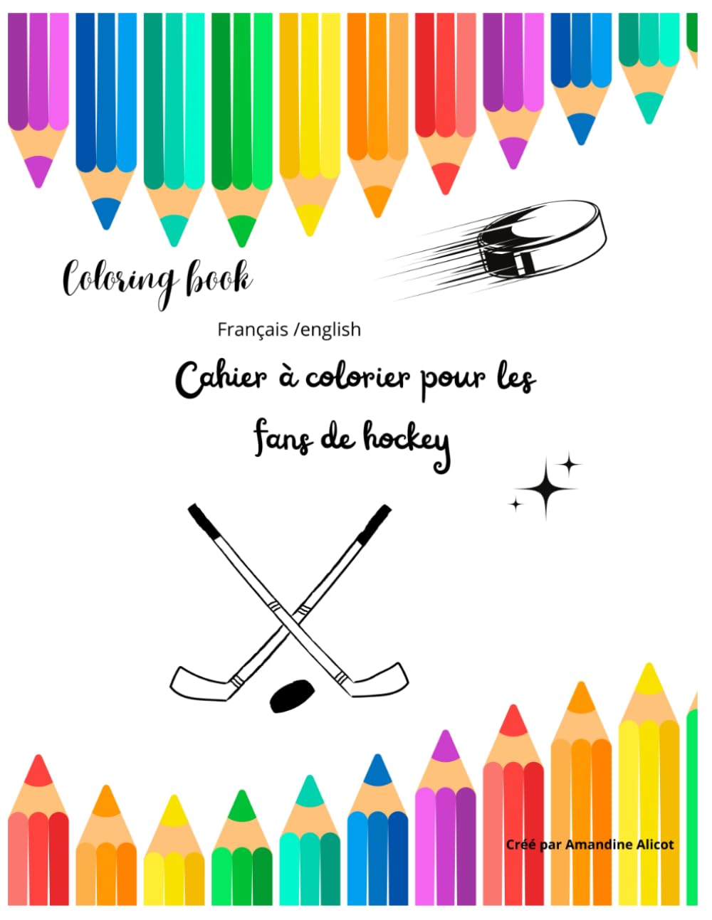 Hockey coloring book/ cahier de coloriage hockey