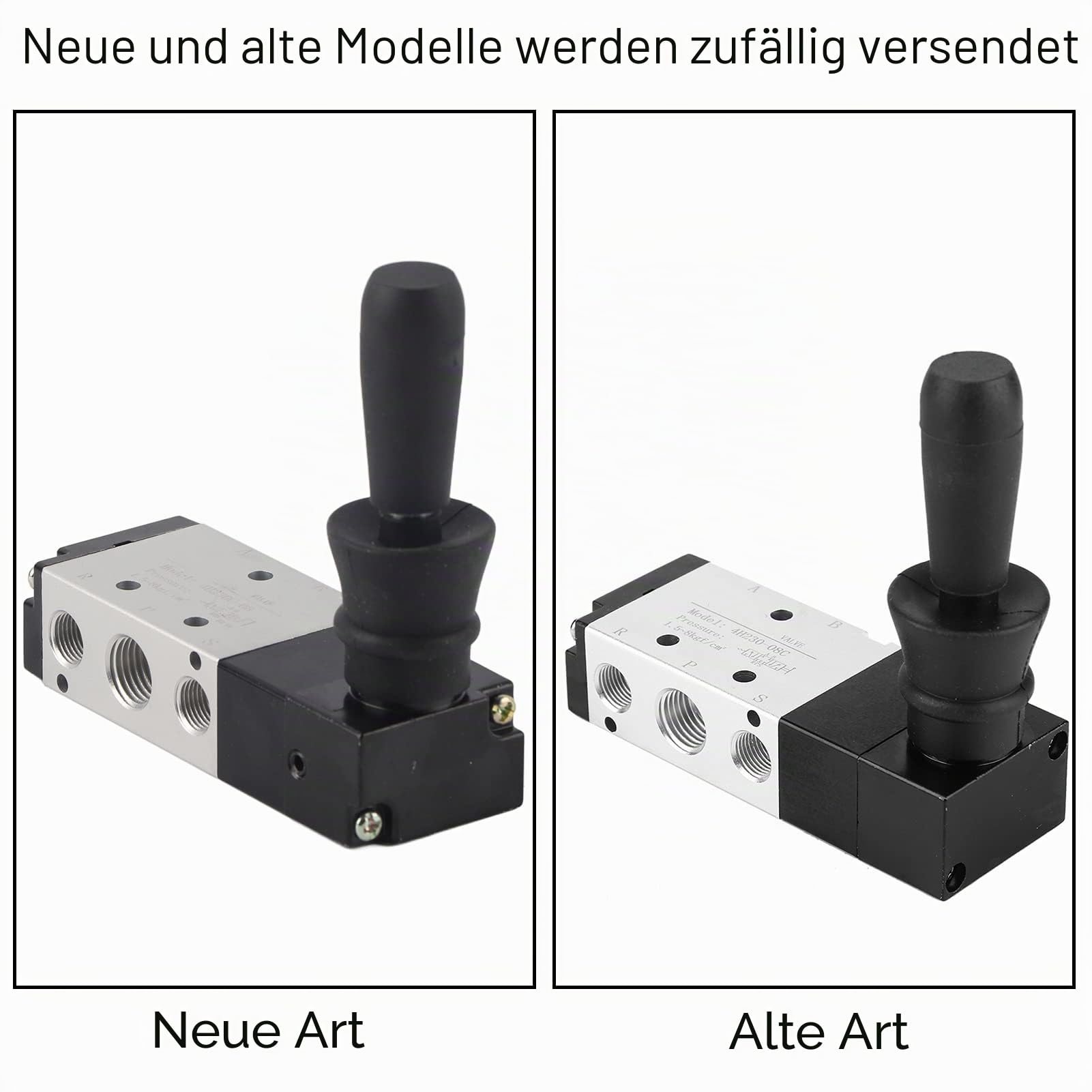 Pneumatisches Handsteuerventil 5 Anschluss 3 Position Handhebel Hebelgesteuertes Ventil 0~0,8 MPa(4H230-08)