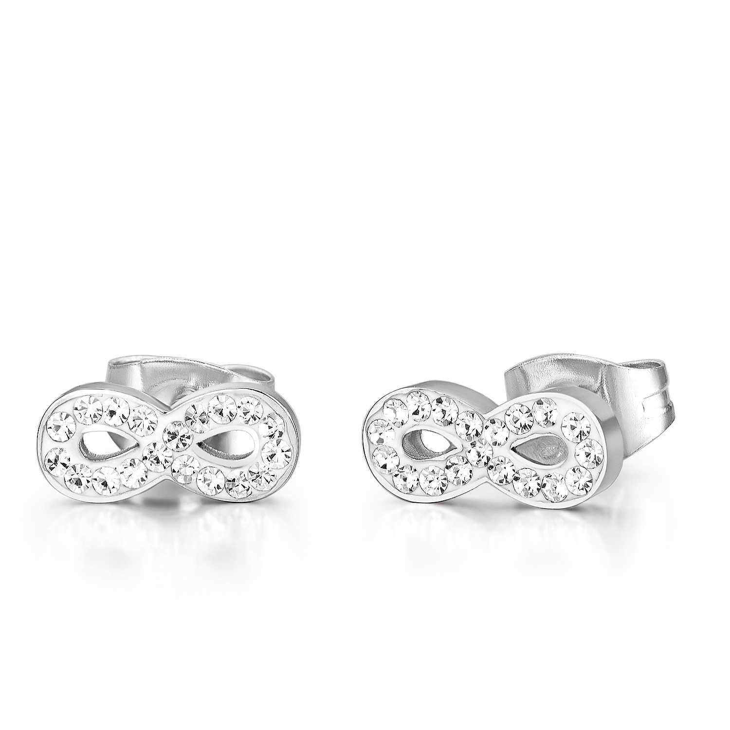 OK963 Luca Barra Orecchini Donna Acciaio Infinito e Cristalli - Stainless Gioiellerie