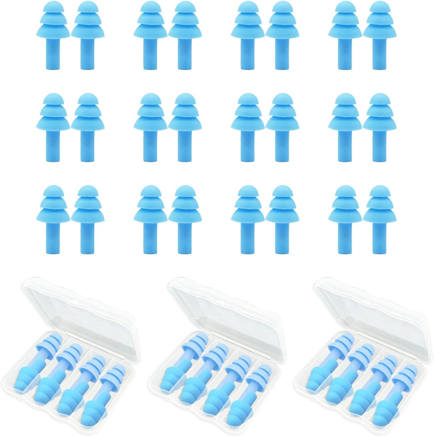 Ear Plugs for Sleeping,12 Pair Earplugs Noise Canceling