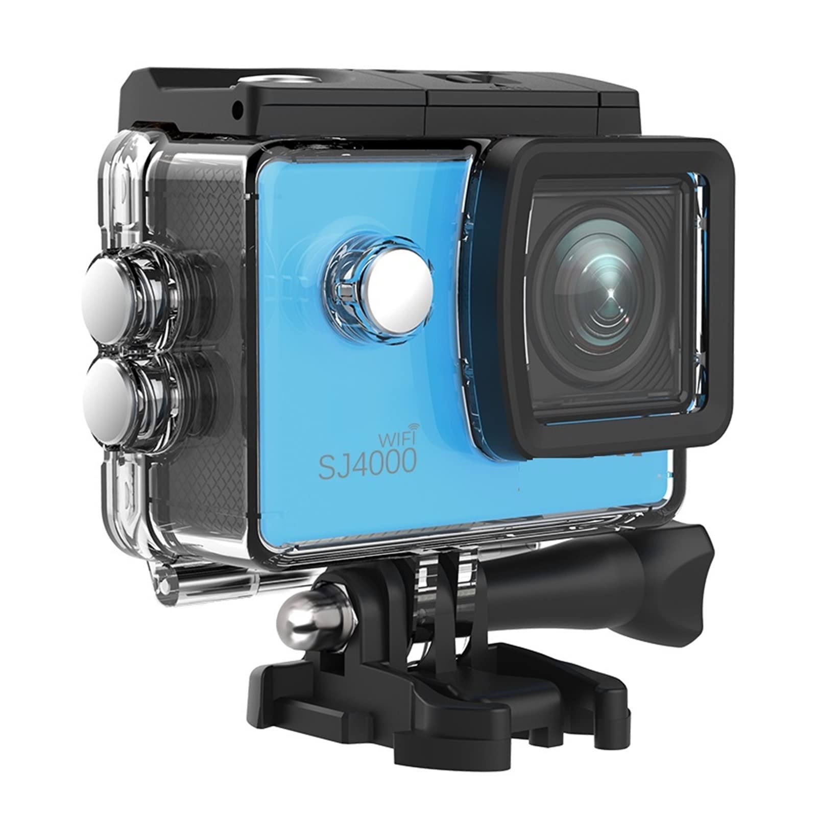 Action Cam, Action Camera 4K 2.0 Pollici Sport DV Schermo LCD 1080P HD Diving 30M Mini registro Auto Impermeabile DVR,All'aperto, Sport, Video(Noir)