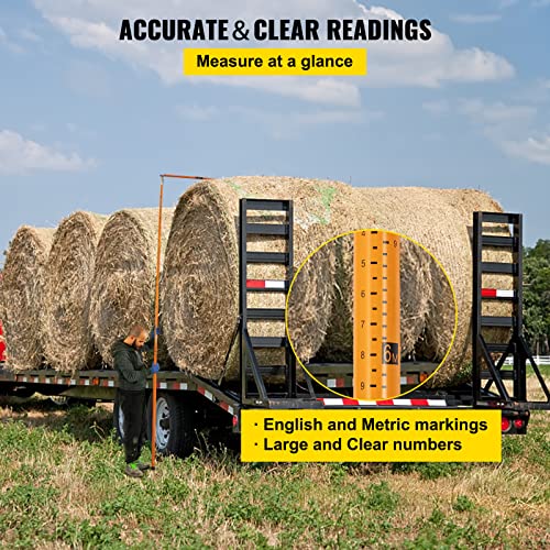 image for VEVOR Load Height Measuring Stick, 20' Sturdy Fiberglass Truck Height 