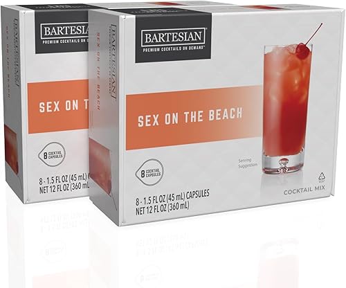 Miniatura 8 de Bartesian Paquete de 16 cápsulas mezcladoras Margarita para máquina de cócteles  Home Bar Mixology Cocktails Mix Pod Capsule Set para usar con la