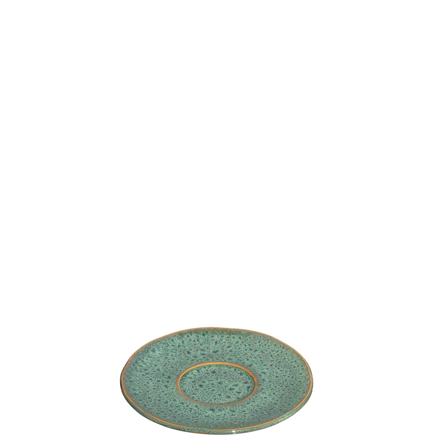 LEONARDO HOME 18604 MATERA Soucoupe Céramique Vert 11 cm