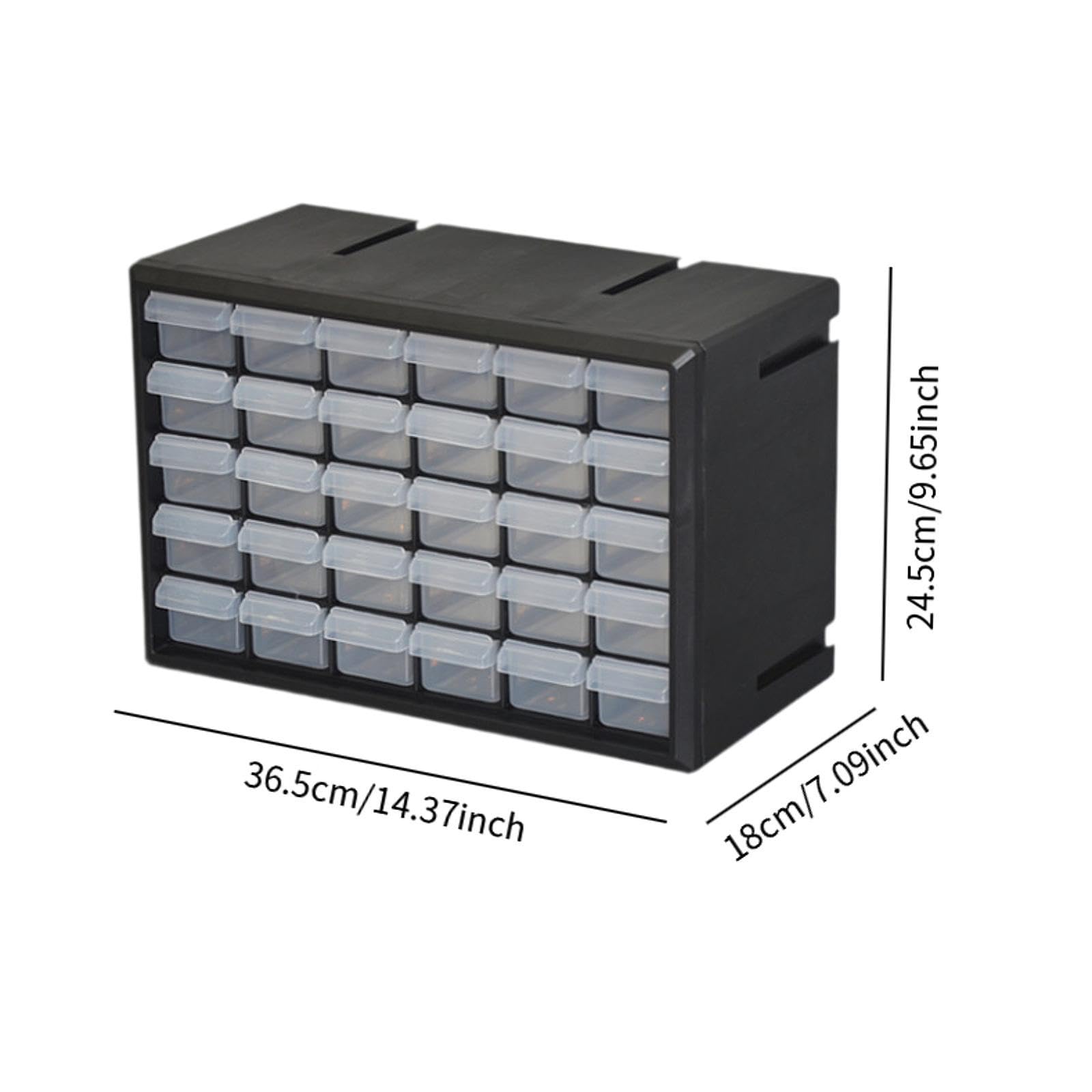 Cajón Organizador para Herramientas, Hogar, Organización del Garaje, Contenedor para álbumes de Recortes, Maquillaje, Objetos Pequeños Y Tornillos, 30 Cajones
