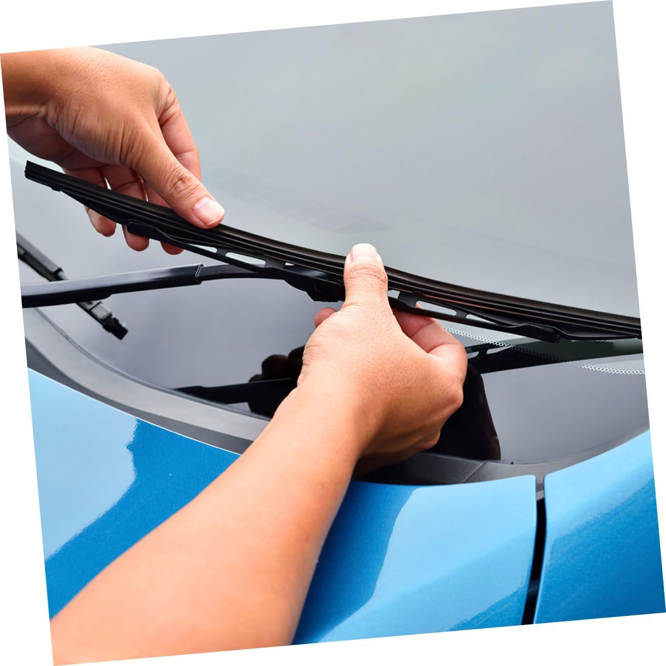 10Pcs Windshield Wiper Refills Easy Install Inserts for Various Vehicle Models Compatible Wiper Replacement for Optimal Visibility and Safety