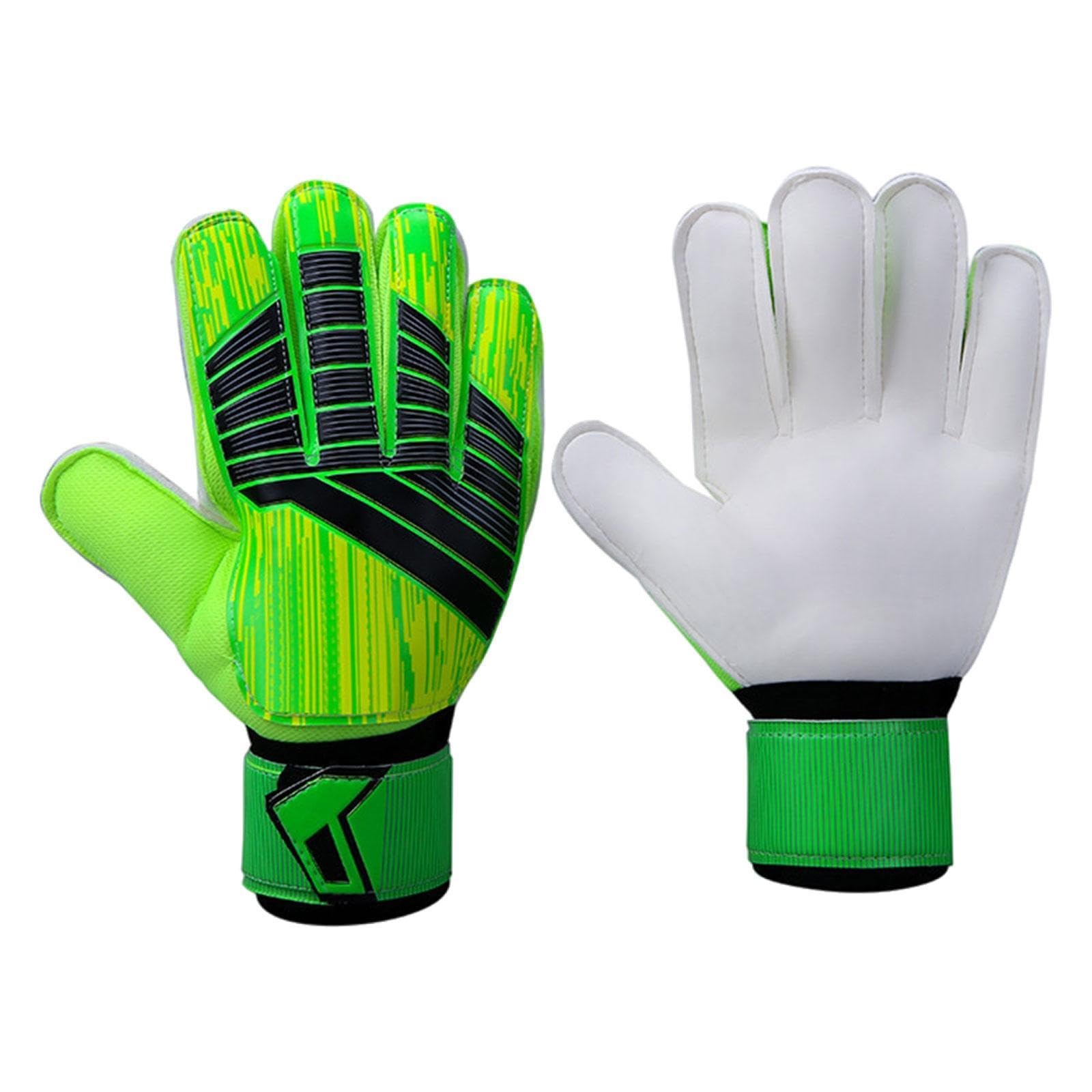 LOOM TREE® Goalkeeper Gloves Antislip Finger Protection Men Women Stylish Goalie Gloves 8cm Green | Team Sports | Soccer | Clothing, Shoes & Accessories | Gloves-image-7