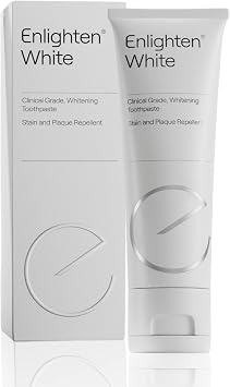 Enlighten White - Whitening Toothpaste with Fluoride, 75 ml - Advanced Enamel Protection and Stain Removal, Restores Shine and Improves Colour - Recommended by Dentists