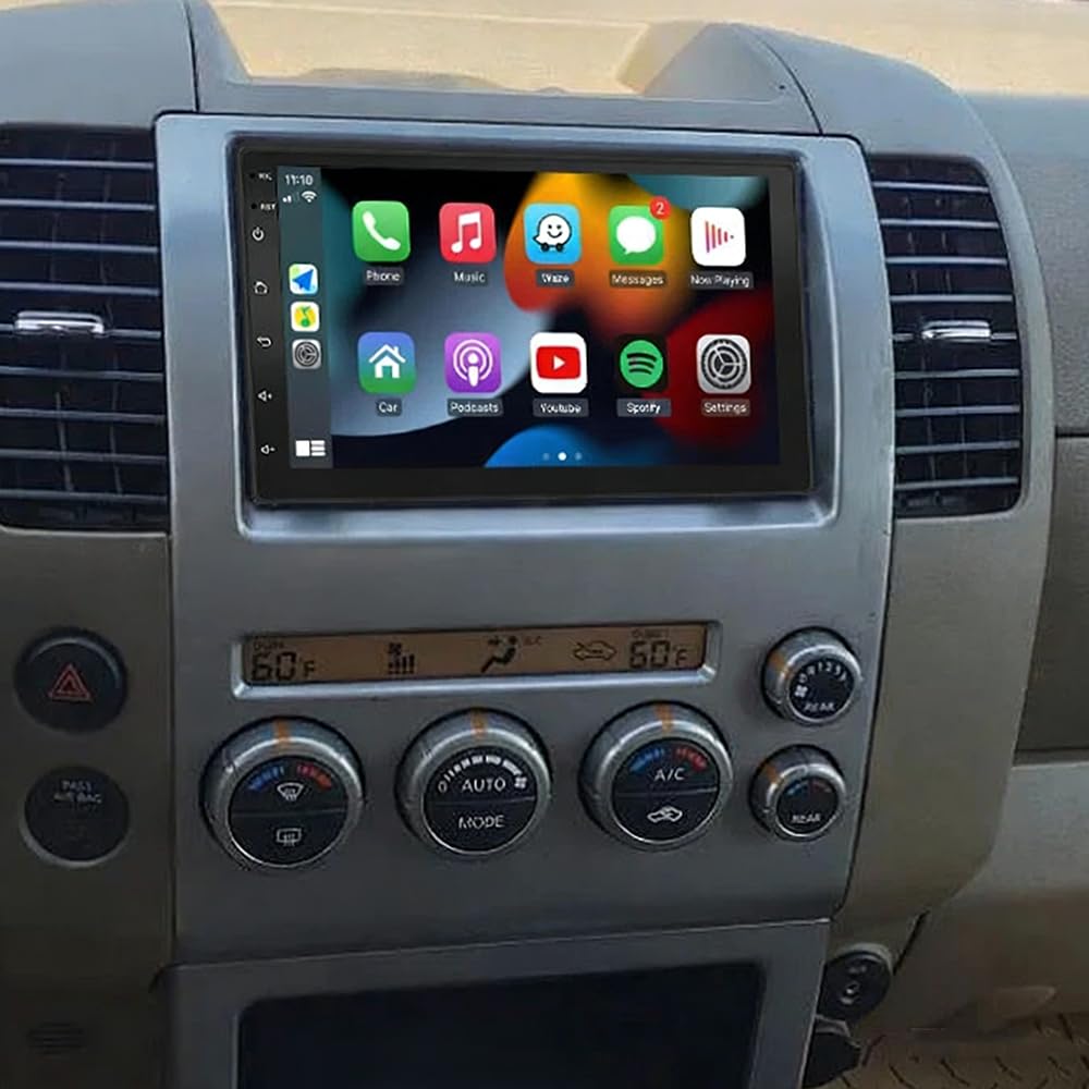 7" Android 14 Double DIN Car Stereo for Nissan Pathfinder 2005-2010 with Wireless Carplay Android Auto Touch Screen Android Car Radio GPS Navi Bluetooth FM RDS Backup Camera WiFi Mirror Link 2+32G
