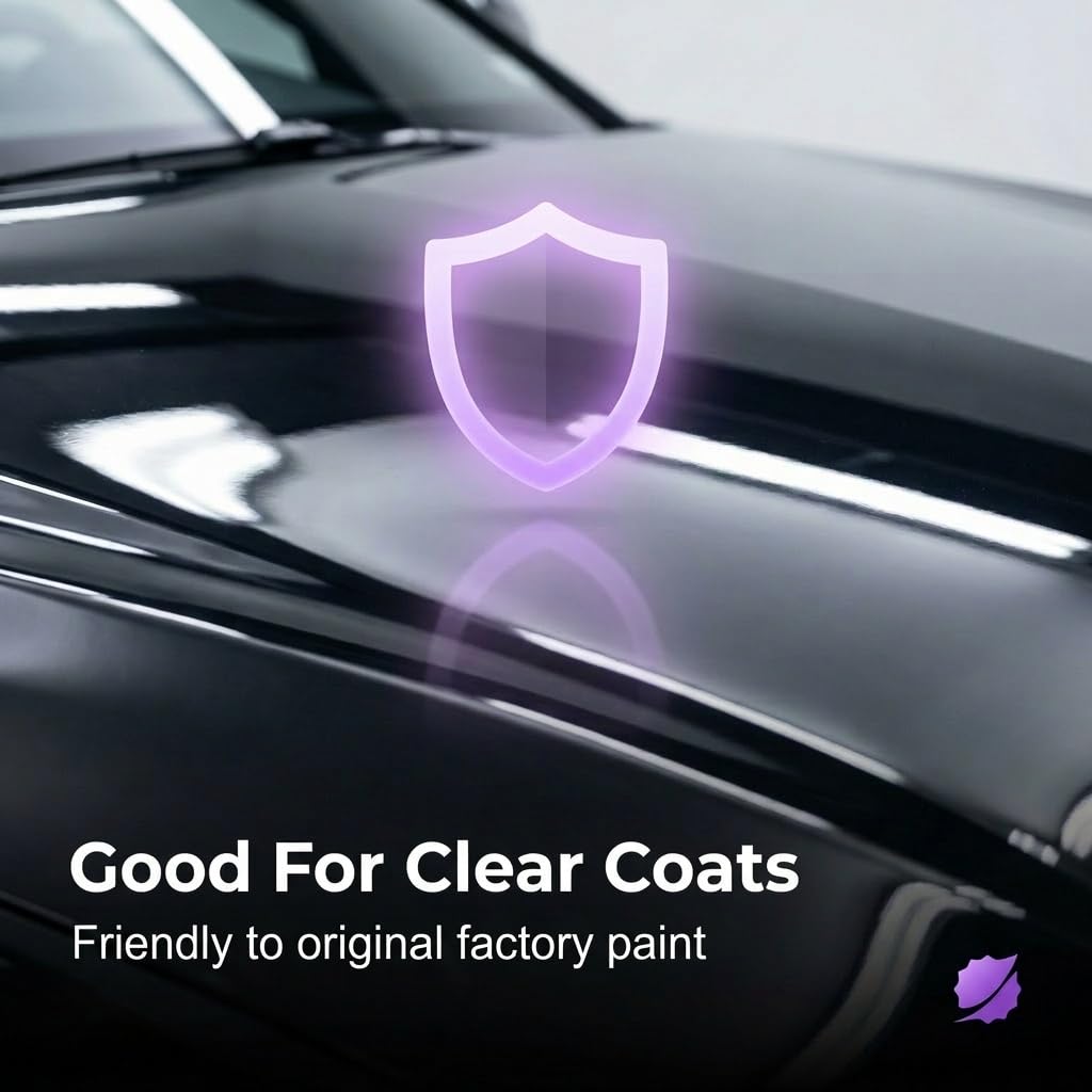 2026 Upgraded Car Scratch Remover – Professional Paint Correction Compound for Swirl Marks & Blemishes, Non-Toxic Scratch Repair for Cars, All-in-One Polishing and Waxing Kit with Buffer Pad (2PCS)