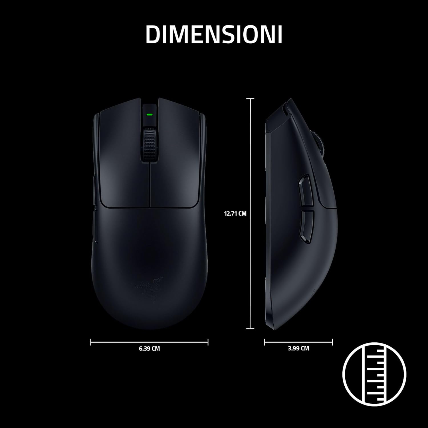 Razer Viper V3 Pro - Mouse da gioco Esports senza fili ultraleggero (HyperPolling 8K Hz - Mouse gaming - Immagine 9
