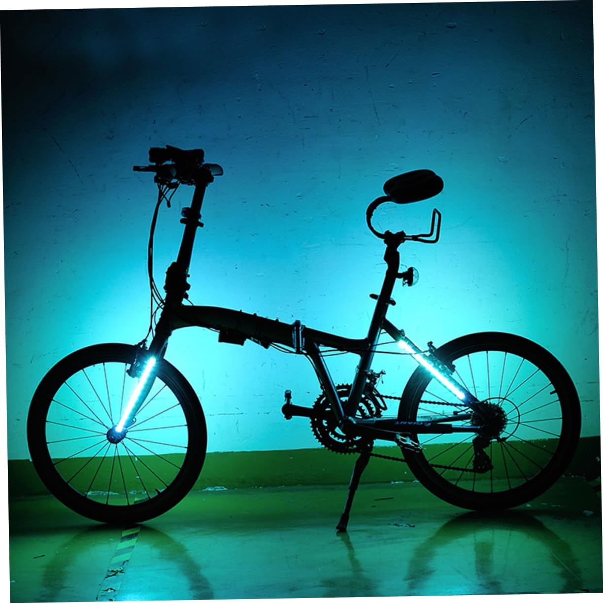 YARNOW 3 Pièces 5 8 phares de Voiture phares à Rayons lumière de Rayon de vélo Porte-clés pour Bouteille d'eau lumière de Roue décoration de vélo Bicyclette a parlé de lumière décorer