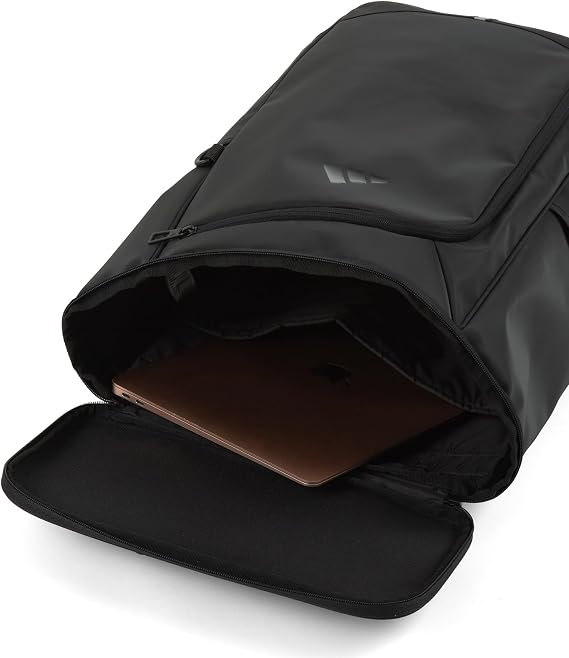 Adidas No.68571 Men's Rucksack, School Backpack, Large Capacity, Middle School Students, High School Students, B4 Size Storage, 15.6 Inch Laptop Storage, Large Capacity Backpack, 7.8 gal 30 L, black