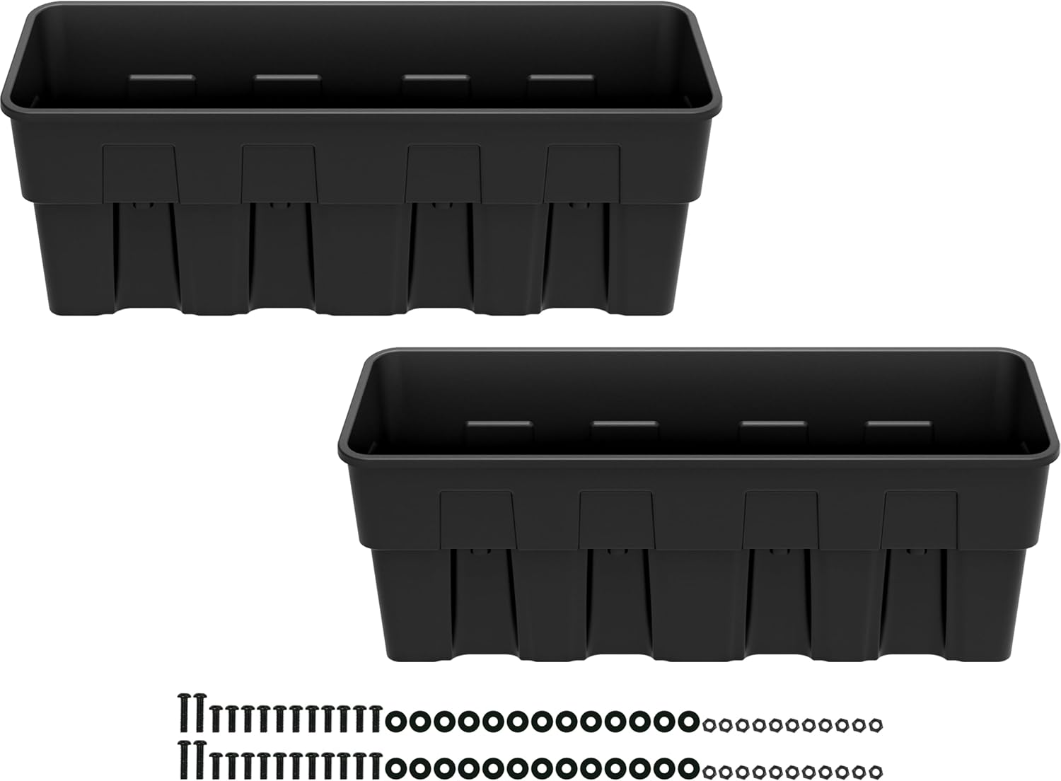 SAUTVS 2PCS Rear Seat Under Seat 13L Storage Boxes for Polaris XPEDITION XP 5/ADV 5 2024-2026 Accessories, Poly Underseat Combined Storage Bins