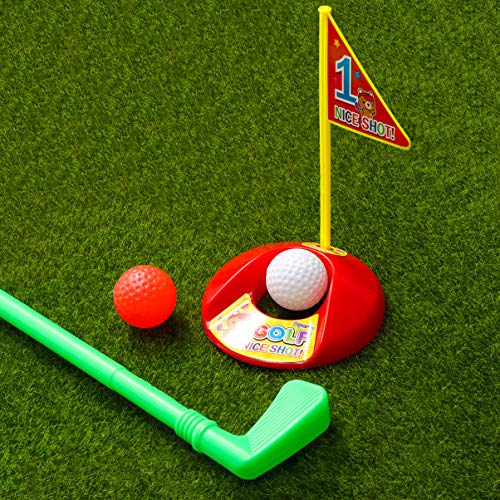 BESPORTBLE 1 conjunto de brinquedos de golfe para crianças, conjunto de bolas de golfe para crianças