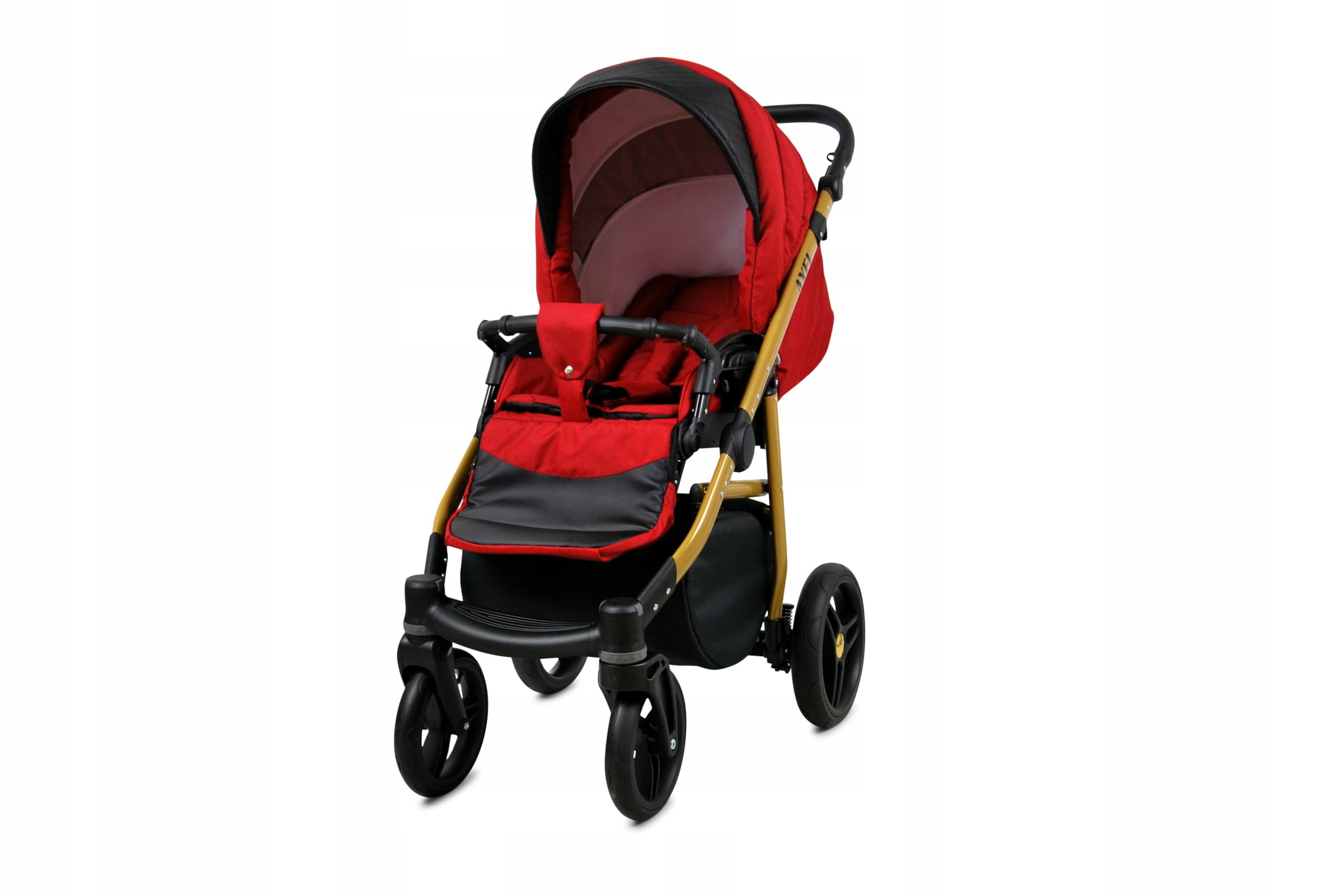 BabyLux® Bambini Passeggino Completo Set 3 in 1 - Axel - incl. Navicella, Canna, Seggiolino Auto - Carrozzina Neonati Sistema Combinato - con Borsa fasciatoio, Copertura antipioggia ecc.