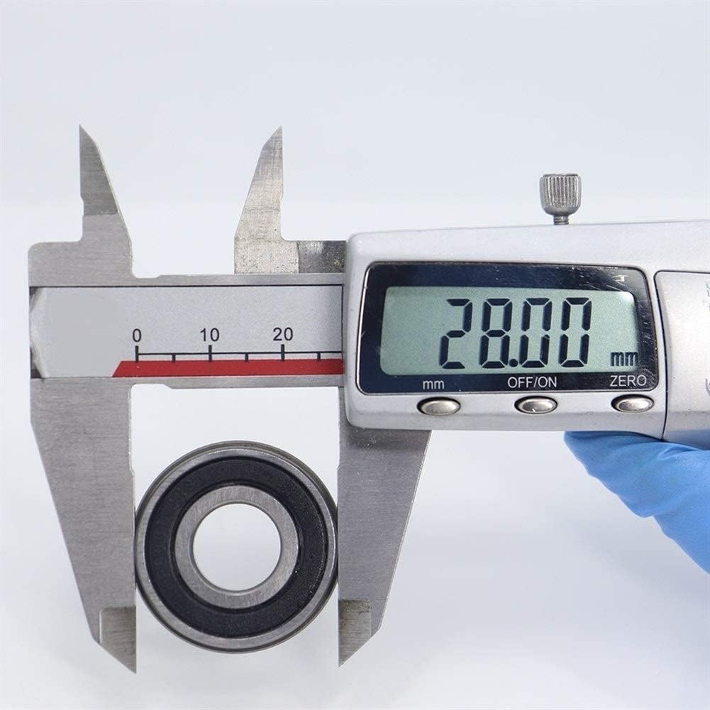 TMP1105 Flange Ball Bearings F6001RS Flange Bearing 12x28x8mm ABEC-1 Flanged F6001 RS 2RS 6001RS Ball Bearing 4PCS(6PC)