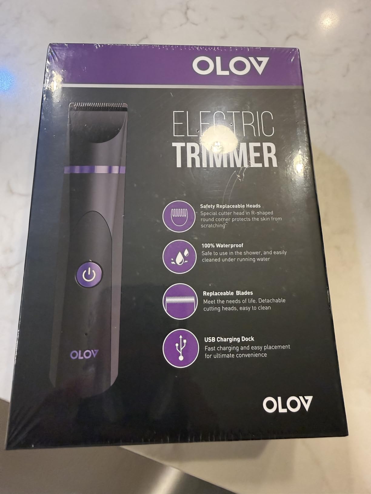 Olov Reusable Razor OLOV Electric Body Hair Trimmer - Groin Trimmer for Men - Bikini ...