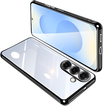 Samsung Galaxy S25 Clear Case SC-51F SCG31 Cover TPU Shockproof Black |  S25    SM-S931Q