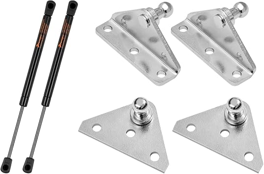 15 inch Gas Strut 24 lb with Mounting Brackets 10MM Ball Stud,