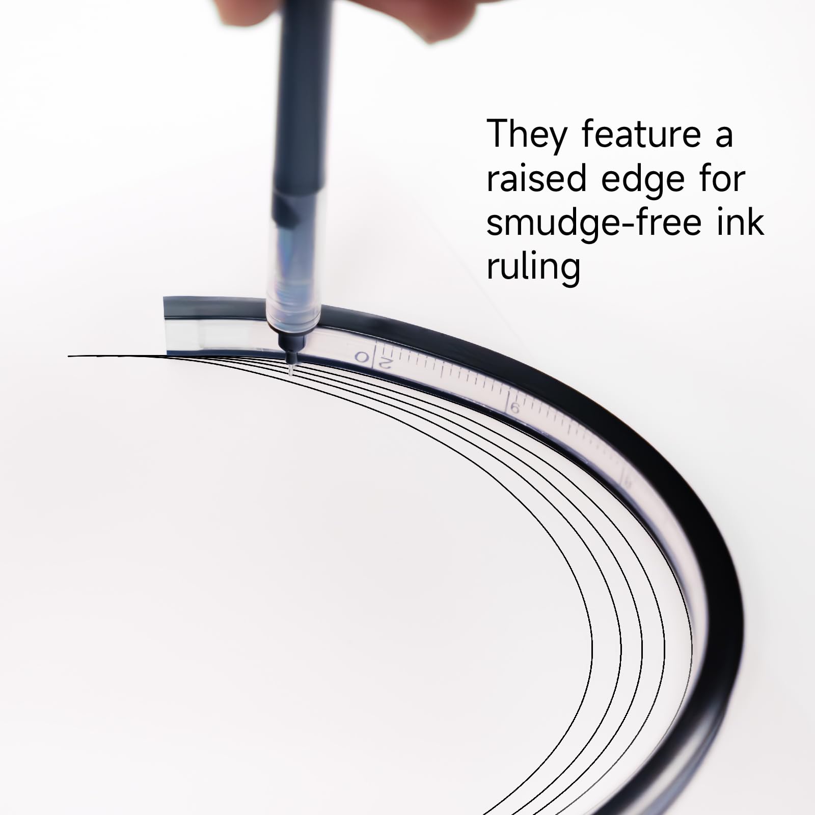KEARING Flexible Curve Ruler, 36 Inch (90 CM) Bendable Ruler for Engineering Drawing Garment Design, Quilting, and Drafting - Image 3