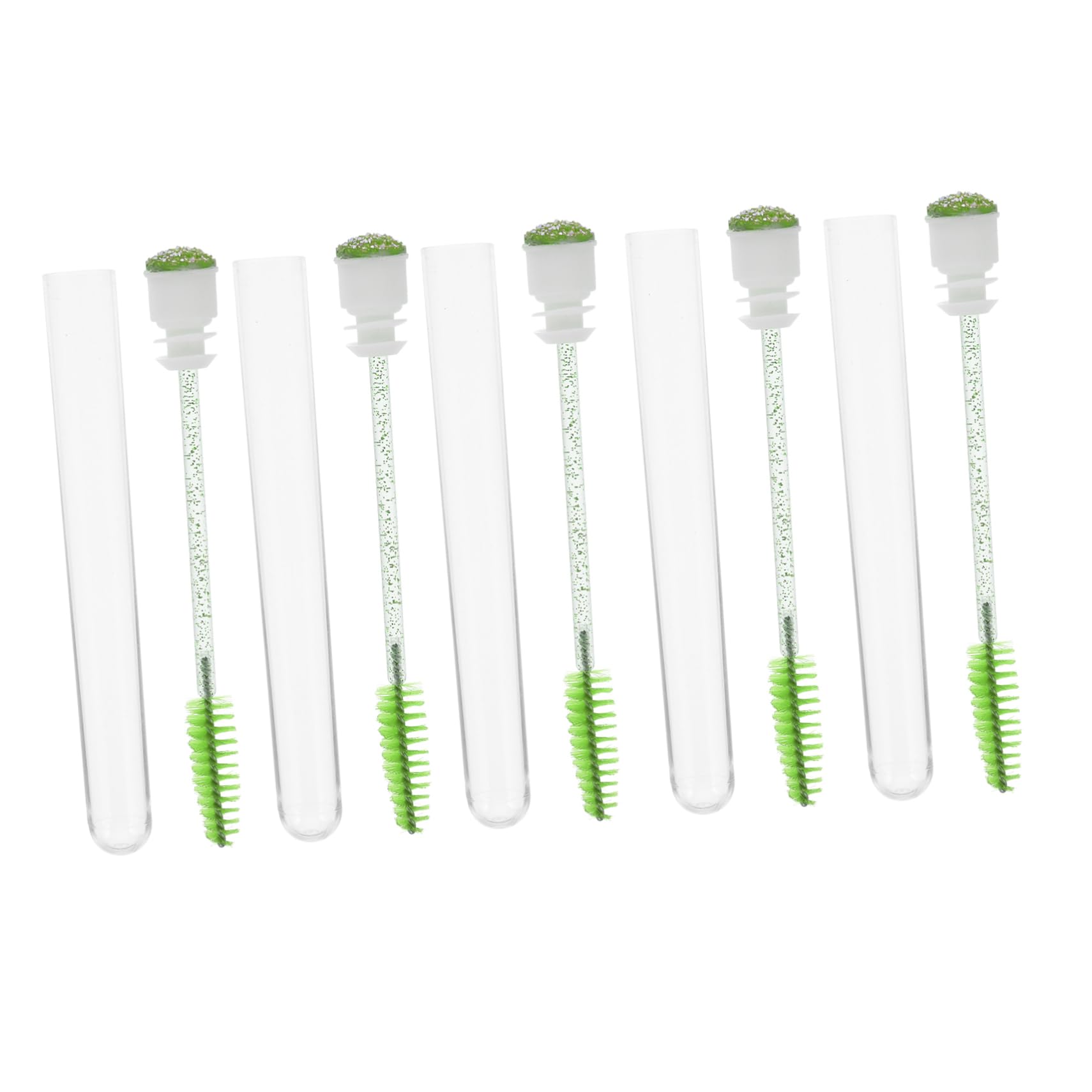 Didiseaon 10pcs Lash Wand Brush for Lashes Mascara Fan Eyelash Comb Eyebrow Spoolie Set