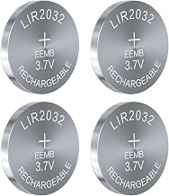 EEMB 3.7V Battery 70mAh Batteries for Car Remote Key Fob, Watch, LED Tealight Candle - 4PACK