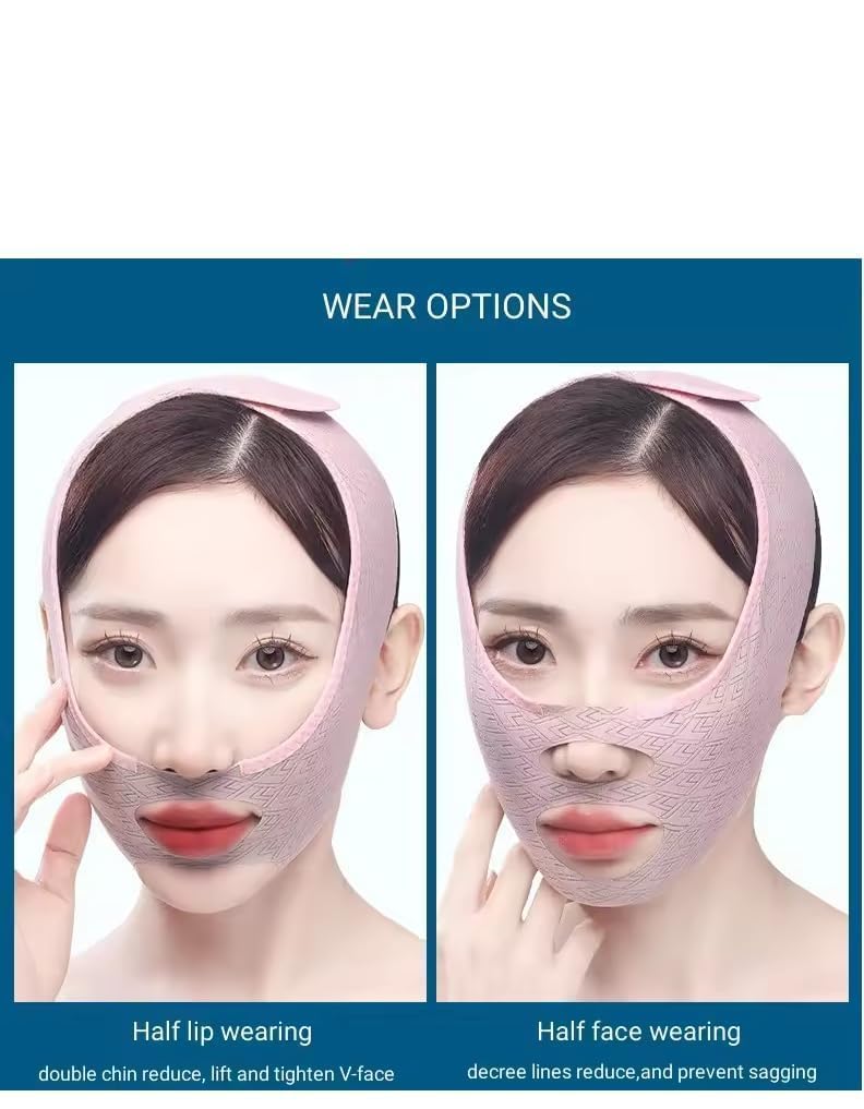 Chin Reducer Mask - Facial Slimming & Contouring Mask | Double Chin Reducer | Firming and Tightening for a Youthful Appearance | Adjustable and Comfortable Fit 4