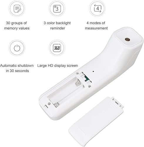 Miniatura 4 de Termómetro infrarrojo eléctrico digital sin contacto para hospital, termómetro de frente, termómetro digital para toda la familia con lecturas de