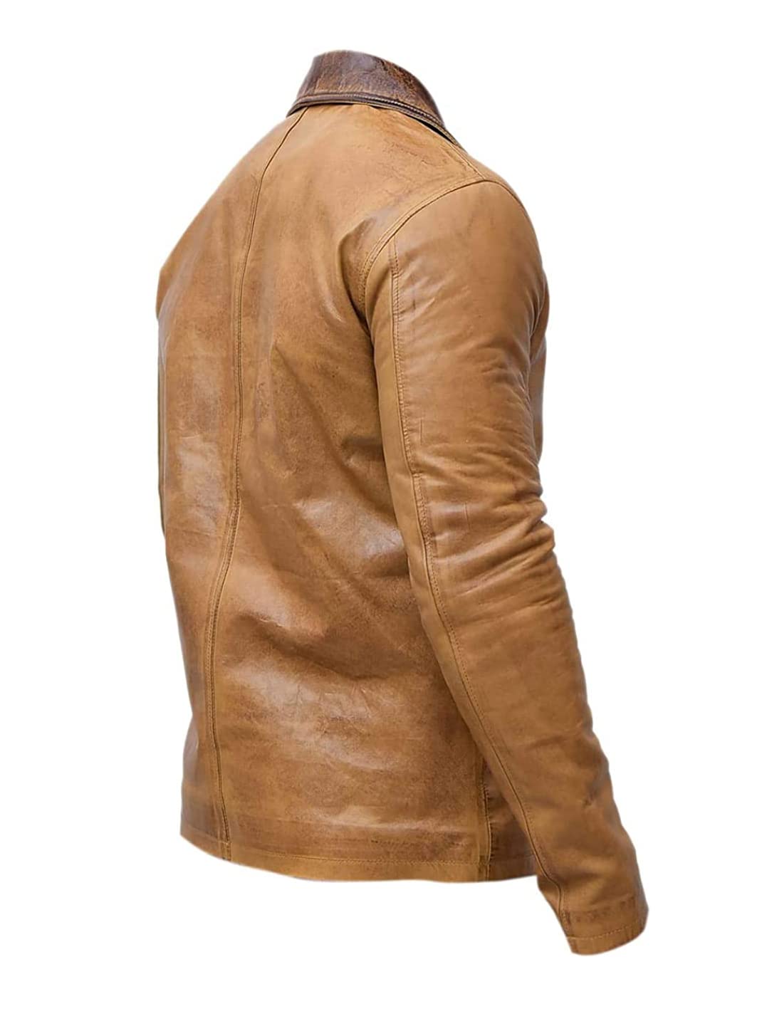 Red II Dead Arthur - Chaqueta de cuero marrón marrón para hombre, disfraz de juego