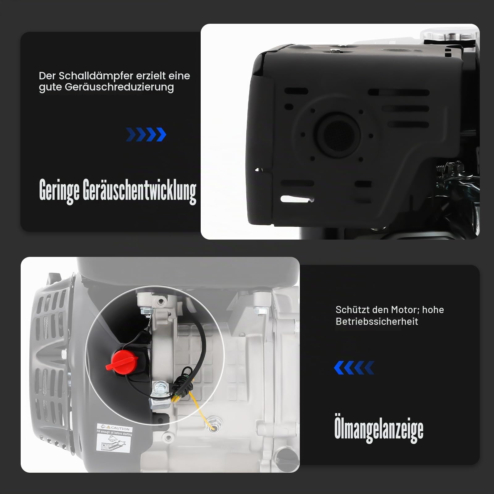 15 PS 420CC Gasleitungsmotor, Mehrzweckmotor 4-Takt-OHV-Motor Benzinmotor 3000-3600rpm, für Wasserpumpen, Generatoren, Minibikes, Rasenmäher, Staubsauger und Mehr