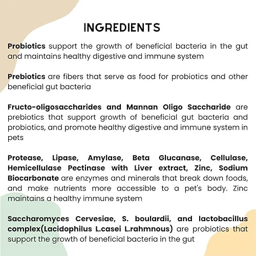Miniatura 6 de Unleash Wellness Jolly - Suplemento prebiótico y probiótico para perros y gatos, soporte para diarrea y intestinal, digestión mejorada, inmunidad,