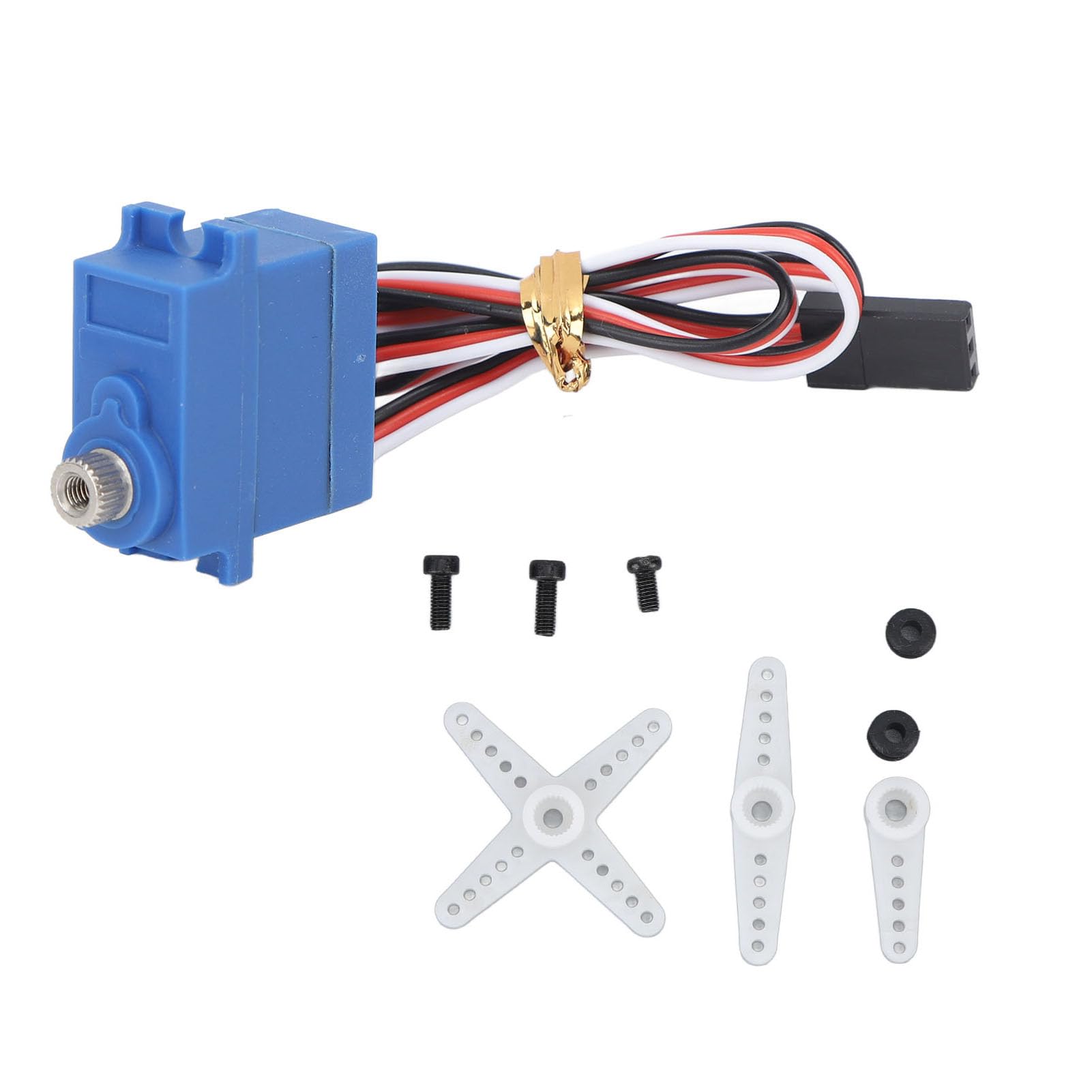 VGEBY Servo RC, Servo Impermeabile Sterzo a Ingranaggi in Metallo a 3 Fili Adatto per 1/18 4M