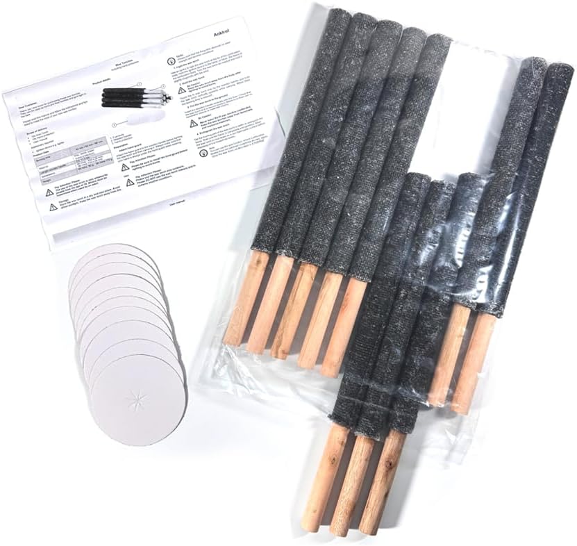 10PCS Wax Cloth Torches Long Light Burning Time 45mins to 90mins for Hiking Outdoor Garden Bonfire Camping Picnic Garden Party Outdoor Decorations (90 mins)