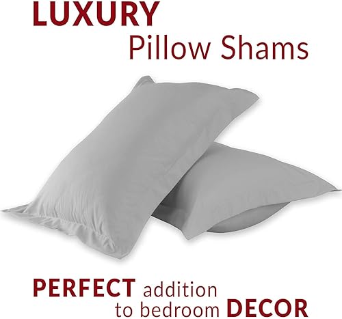 Miniatura 9 de Mellanni 2 fundas de almohada + 2 fundas de almohada Bundle&Save - Ropa de cama de lujo de hotel - El paquete incluye 2 fundas de almohada tamaño